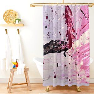 NWT! Custom Shower Curtain w my Art as Textile! "Beautiful Chaos"